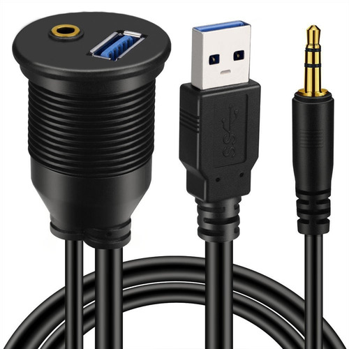 Batige Cable De Montaje Para Coche (usb 3.0 Y 0.138 in 0.138