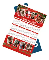 Comprar 100 Calendarios Personalizados 33x45cm Cartulina Hd