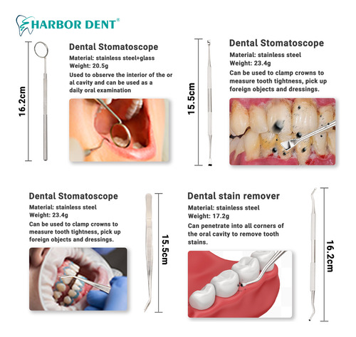 Juego De 8 Cuchillos De Yeso Para Tallar Dientes, Práctico M