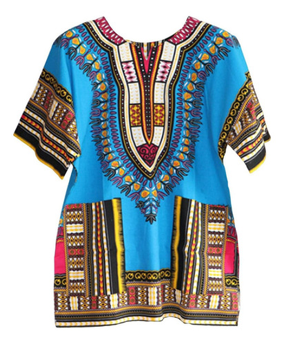 Camisa Dashiki Africana Para Hombres Y Mujeres, Ropa De