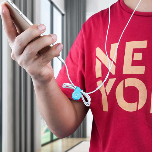 Packs Magnetic Cable Clips Earbuds Cord Organizers Ee...