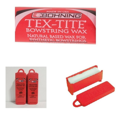 Imagen 1 de 2 de Cera Cuerdas Arcos Ballesta Bohning Maxi Pack Aplicador 40gr