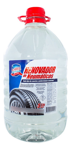 Renovador De Goma Transparente 5 L. Llabres 