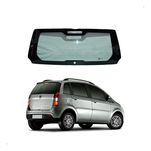 Vidro Vigia Fiat Idea 11 12 13 14 15 16 Térmico