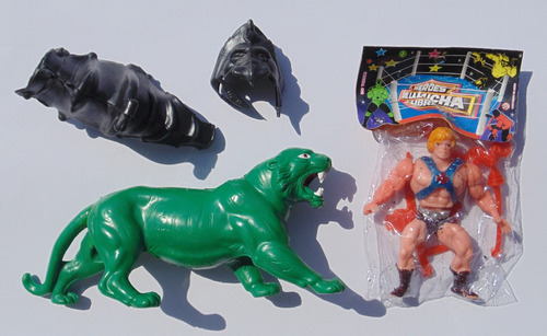 Masters Of The Universe He-man Y Battle Cat Figuras #3
