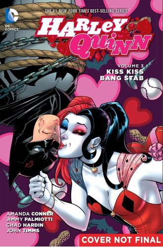 Harley Quinn V3 Kiss Kiss Bang Stab Hc Dc Comics Robot Negro