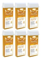 Comprar Pack 6 Ceras Depilatoria En Roll On Depilflax Natural 100gr