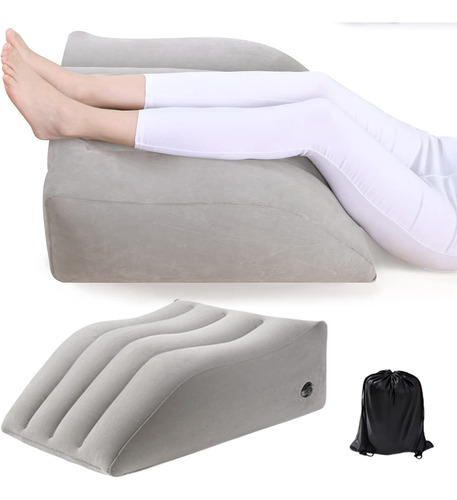 Almohada Reposapiés Inflable Para Viajes A Casa, Almohada Pa