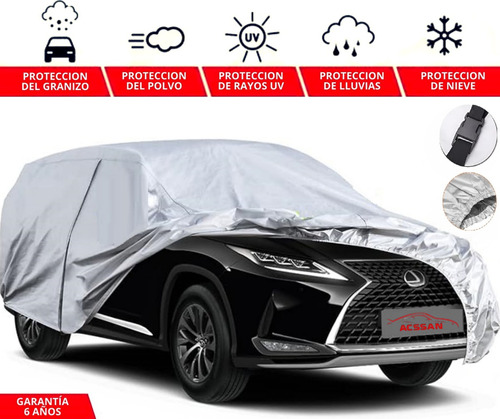 Cobertura Cubreauto Con Broche Impermeable Lexus Rx300 2021