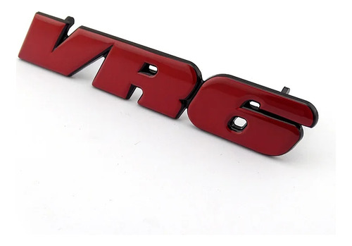 3d Sticker Rojo Vr6 Pegatinas Coche Logo Para Vw Golf