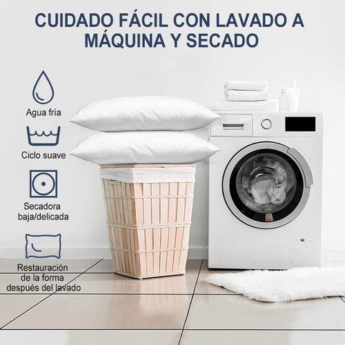 Almohadas 2 Pack, Almohada Standard Confort Y Suavidad,