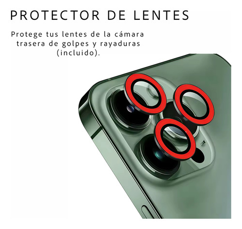 Carcasa Neon Con Lentes Para iPhone 14 14 Pro 14 Pro Max
