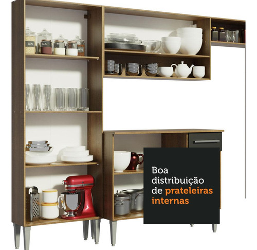 Cocina Integral Completa 293cm Con Tarja Emilly Madesa Mm 07