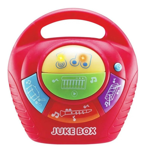 Imagen 2 de 5 de Juke Box Ok Baby Caja Musical Infantil Con Luz Y Sonido