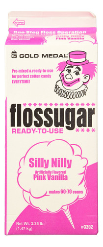 Pre-mezcla Flossugar Para Algodón De Azúcar 1.89 L