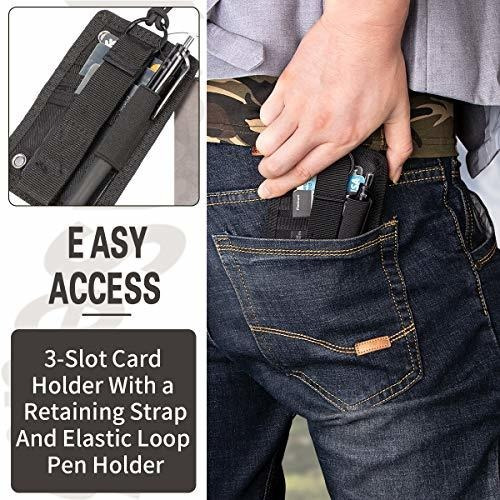 Soporte Ironseals Tactical Id Card Holder Hook & Loop Patch