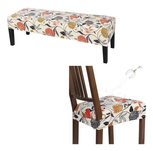 Fundas Elásticas Para Sillas De Comedor - 6 Unidades