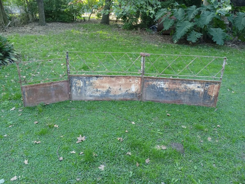 Portón 2 Hojas + Puertita + Rejas Garage Frente 10.65 Mts. (Usado)