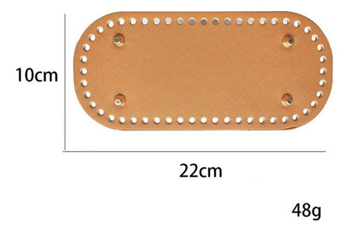 4 Uds. De Bolsos De Material Cuero Para Bricolaje, Base De