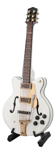 Estuche De Guitarra En Miniatura De Madera Modelo Mini Instr