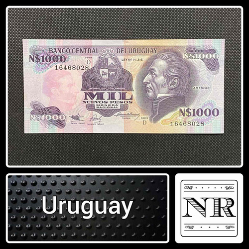 Uruguay - 1000 Nuevos Pesos - Año 1992 - P #64 A
