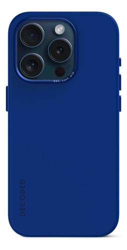 Funda Silicona Con Magsafe iPhone 15 Pro Max Decoded Azul