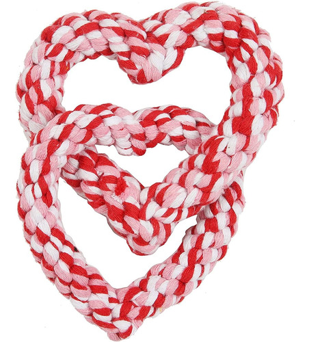 Juguete Para Perro De San Valentín, Corazón Entrelazado, Jug