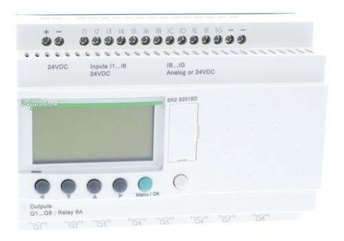 Sr2b201bd Plc Compact Smart Relay, Zelio Logic Sr2 Sr3, 20
