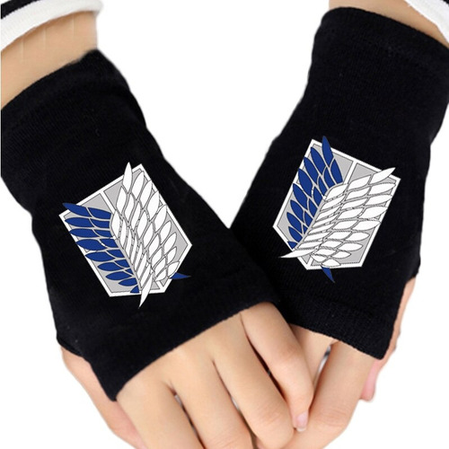Imagen 2 de 5 de Shingeki No Kyogin Capa + Guantes + Billetera