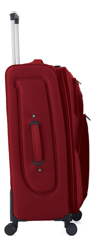 Set De 3 Maletas Ocsport, Semirigida De Tela Resistente Rojo Set De 3 Maletas Marca Ocsport Semi Rigidas De Tela Resistente Oct24006