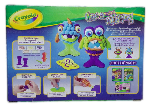 Crea Mini Aliens De Crayola, Set Con Model Magic
