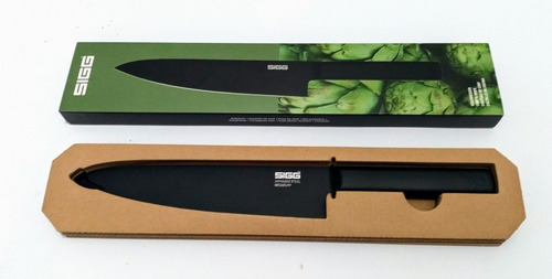 Cuchillo de chef Sigg, color negro