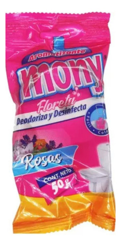 Pastilla Wc Desodorante Desinfectante Baño Mony 50gr 100 Pza