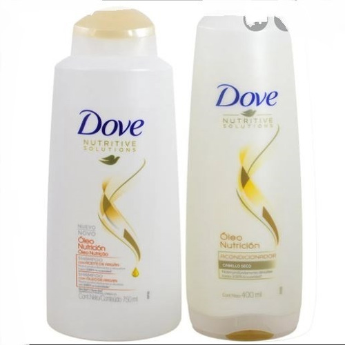 Dove Shampoo 750ml + Aco 400ml Oleo Nutricion