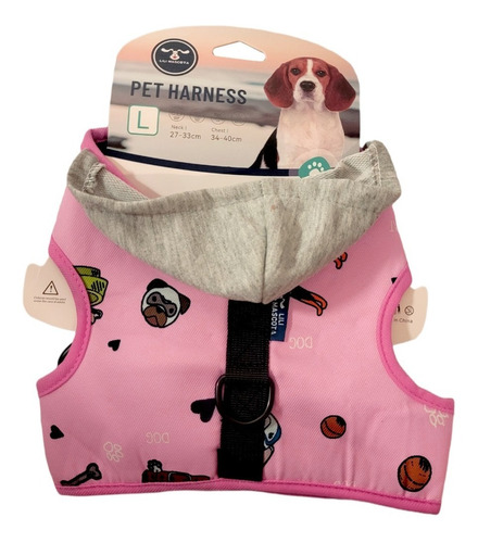 Arnés Para Perro Talle S Con Capucha 25-30  Cm