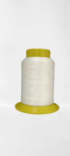 Linha De Nylon Poliamida 60 Costura Artesanato Cone 23g Cor Branco