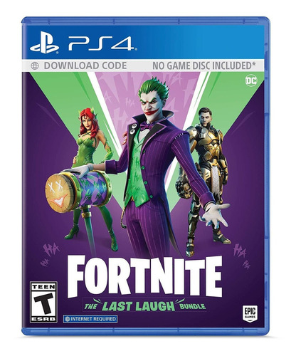 Fortnite The Last Laugh Joker Ps4 Original Sellado Ade Ramos