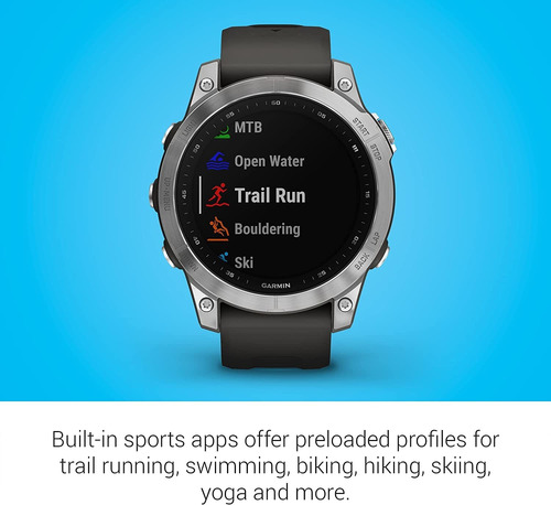 Garmin Fenix 7, Reloj Inteligente De Aventura, Reloj Resiste