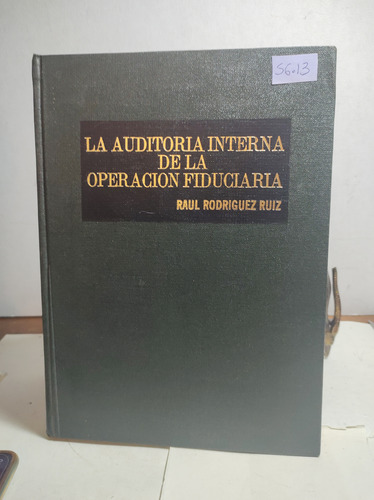 La Auditoría Interna  De La Operación Fiduciaria 