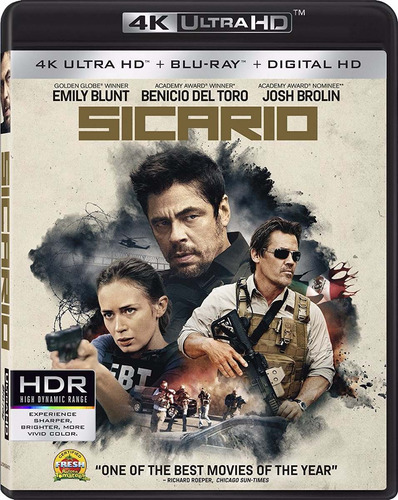 4k Ultra Hd + Blu-ray Sicario