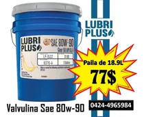 Comprar Aceite Valvulina Sae 80w-90 Paila