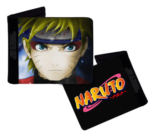 Billetera Cuero Sintetico Naruto Anime Serie 01