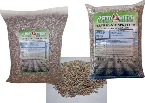 Fertilizante Npk 04 14 08 - 25kg Jardins E Plantio Hortas