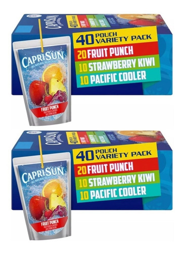 Capri Sun 80 Jugos 177ml 3 Sabores *producto Importado*