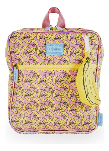 Mochila Cloe Girls Para Niña Estampado Banana