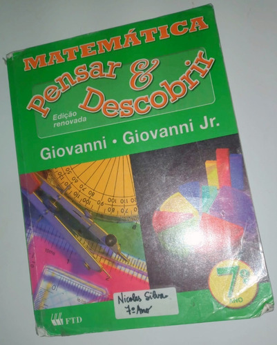 Matemática Pensar E Descobrir 7 Ano Giovanni E Giovanni Jr