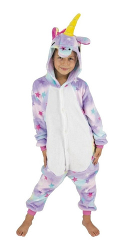 Pijama Infantil Unicornio Estrellas Arcoiris Niños Niñas Mf