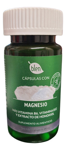 Magnesio vitamina b6 sistema inmune presion arterial sabor sin sabor Blen