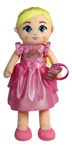 Love Diana Muñeca Princesa Rosa, Felpa, 15 Pulgadas