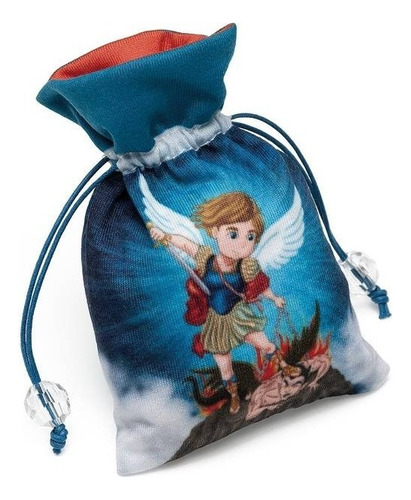 Terço Infantil São Miguel Arcanjo Cor Azul